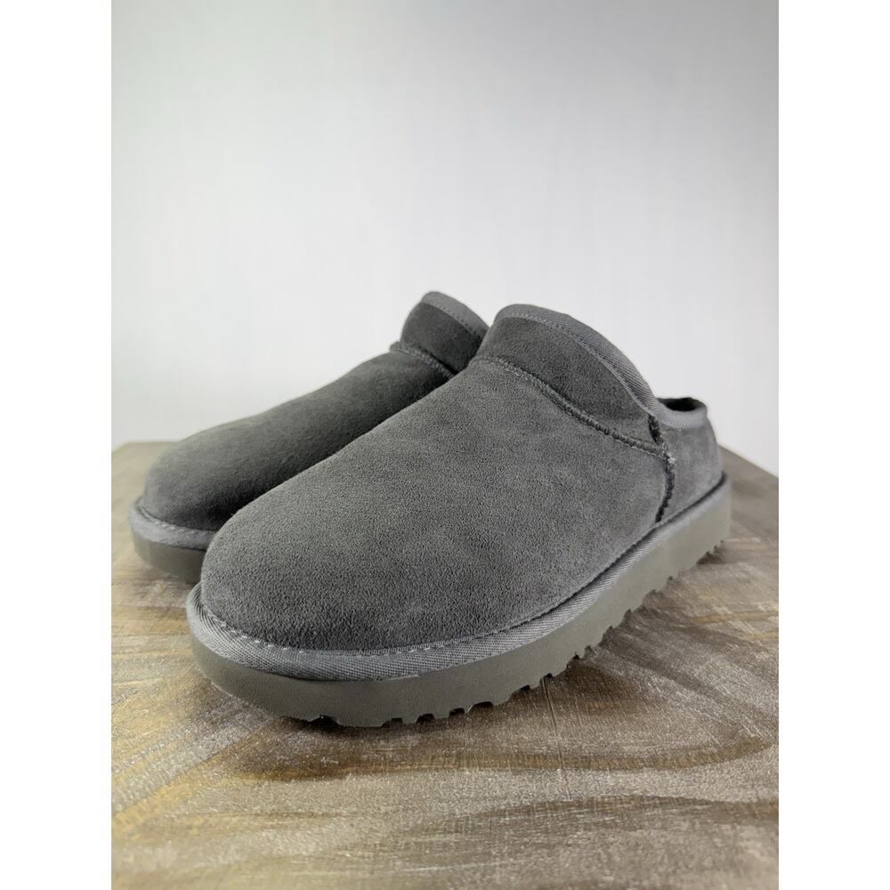 UGG CLASSIC SLIPPER Grey Wool Blend Lining S/N 1108193 Women's 10